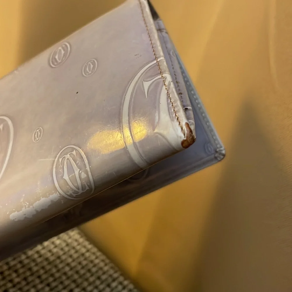 Authentic Cartier Happy Birthday Enamel Long Wallet